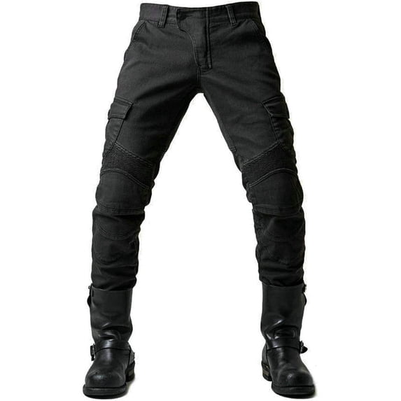 Track Pants Men Motorcycle Protective Durable Pants Lightweight Breathable Outdoor Hiking Cargo Pants, XL