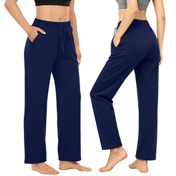 Track Pants For Women Everyday Comfort Solid Summer Everyday Wear Easy Movement Travel Friendly Travel Outfit Easy Everyday Styling Relaxed Weekend Wear Navy XXL