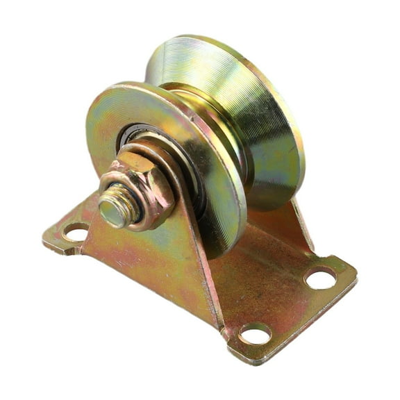 Track Pulley Steel Cable Pulley For Ropes 1-8Mm Cable Pulley with 2 Ball Bearing 50Mm