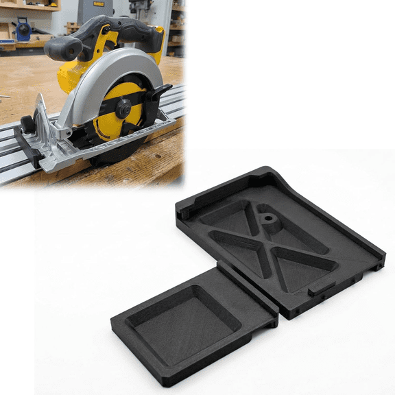 Track Saw Guide Rail Adapter Compatible with DeWalt DCS391B Circular Saw, Conversion Kit for DWS5020 Track, Cordless Saw Rail Guide Accessories