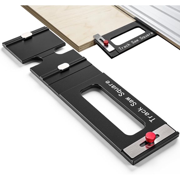 Track Saw Guide Track Saw Square Tracks Rail Square Guide 90 Right Angle Cuts From Edge Auto-Align and Fast Adjust for Woodworking and DIY Precision Cutting