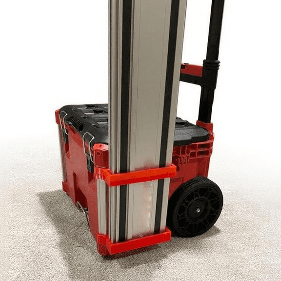 Track Saw Track Holders Compatible with Milwaukee Packout Box , High-Fill Storage Clip for Cutting Rails, Fit The Festool Tracks
