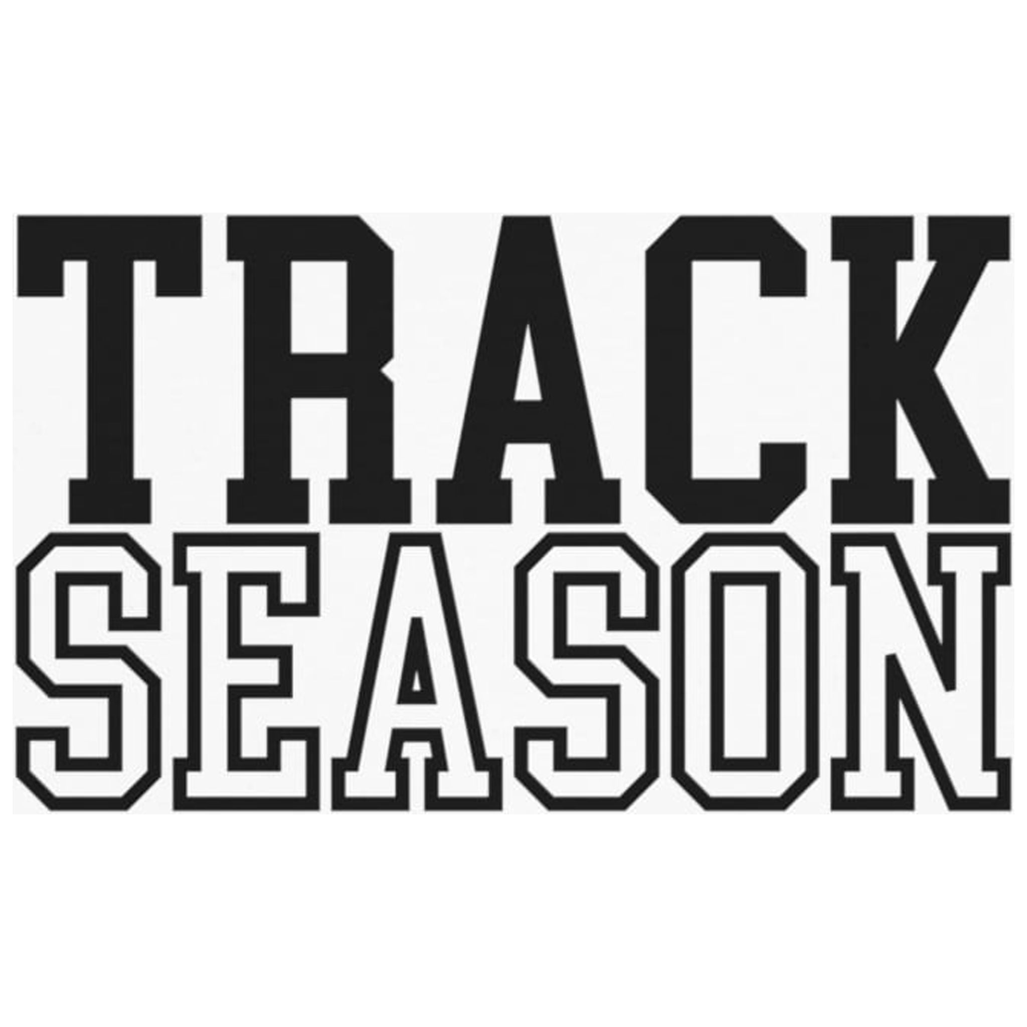 Track Season Sweatshirt Trendy Track and Field Long Sleeve Shirt White XL