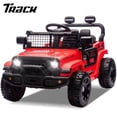 thumbnail image 1 of Track Seven 24V Kids Ride on Truck, 2WD Electric Car with Remote Control, Bluetooth, Music, LED Lights, 4-Wheel Suspension, Power Display, 24V Ride on Toy Car for Boys Girls Aged 3+, Red, 1 of 8