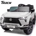 thumbnail image 1 of Track Seven Licensed Lexus GX550 24V Kids Ride on Car, 2-Seater Electric Car with Remote Control, Bluetooth, LED light, 4-Wheel Suspension, 20" Wide Seat, 24V Ride on Toy for Boys Girls Age 3+, White, 1 of 8