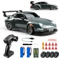 thumbnail image 1 of Track Seven RC Drift Car, 1:24 Scale Remote Control Vehicle with LED Lights, 2.4GHz 20KM/H 4WD High Speed RC Cars, Drifting Tires＆Two Batteries, Racing Sports Toy Idea Gift for Adults Boys Girls, 1 of 7