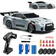thumbnail image 1 of Track Seven RC Drift Car, 1:24 Scale Remote Control Vehicle with LED Lights, 2.4GHz 20KM/H 4WD High Speed RC Cars, Drifting Tires＆Two Batteries, Racing Sports Toy Idea Gift for Adults Boys Girls, 1 of 6