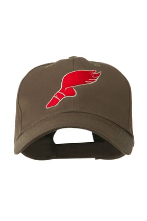 Track Shoe with Wing Embroidered Cap - Brown OSFM
