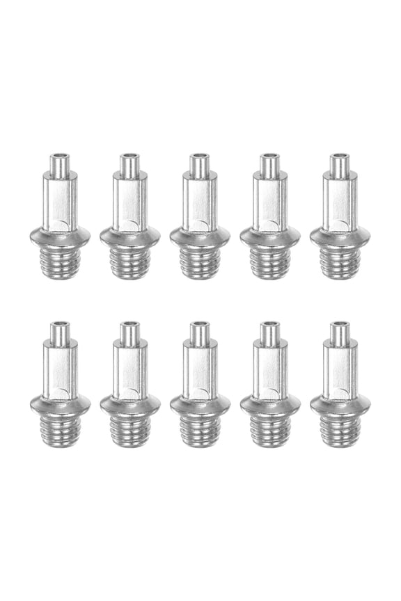 Track Spikes 3/8 Inch Alloy Steel Replacement for Track Shoes, Silver Tone, 10 Pieces