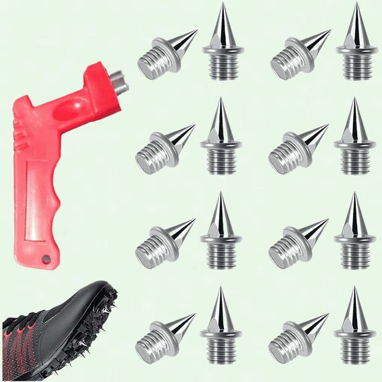 Track Spikes Replacement Kit, 50 Pcs 1/4 Inch Cross Country Track Spikes Replacement Kit, 50 Pcs 1/4 Inch Cross Country
