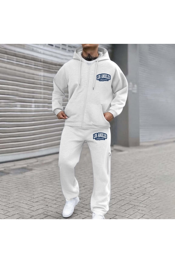 Track Suits For Men 2 Piece Long Sleeve Track suits Athletic Full Zip Active Sports Sets Track Suit for Jogging or Warm Up
