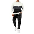 thumbnail image 1 of Track Suits Mens 2 Pieces Set Hoodie Pullover Sweatshirts for Men With Pockets And Joggers Sweatpants, 1 of 4