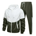 thumbnail image 1 of Track Suits for Men Set Hoodie Sweatshirt and Joggers Loose Fit Gym Activewear Sets, L, 1 of 3