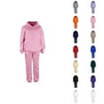 thumbnail image 1 of Track Suits for Women Set Lined Warm Plain Hoodie and Jogger Sweatpants 2 Piece Matching Sweatsuit Lounge Set, 1 of 1