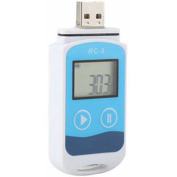 Track Temps Effortlessly LCD Screen USB Temperature Monitor