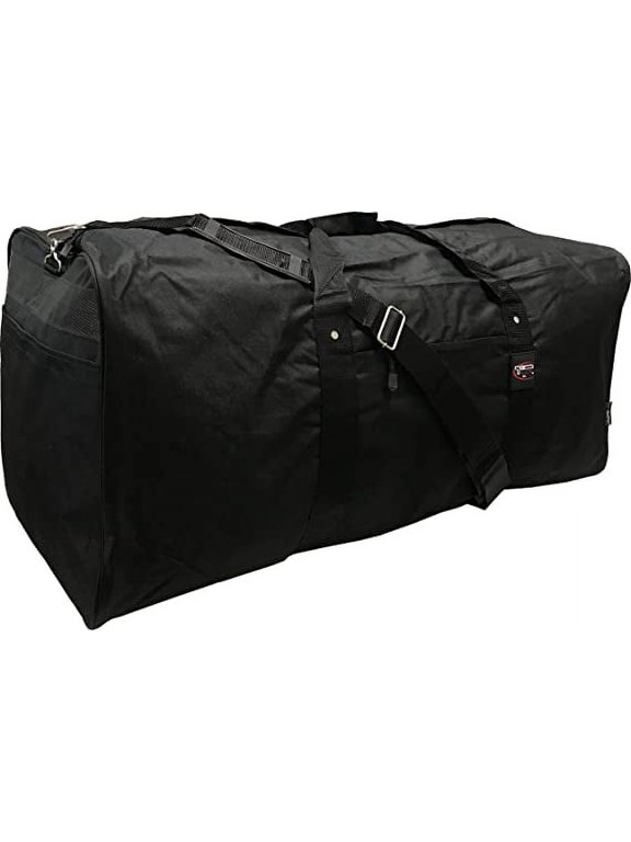 USA by Triple Gear Heavy Duty 19" Sport and Travel Duffle Bag (Black)