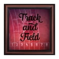 thumbnail image 1 of Track and Field, Runners Wall Art, Coach or Athlete Picture Frame, 10x10 8702, 1 of 6
