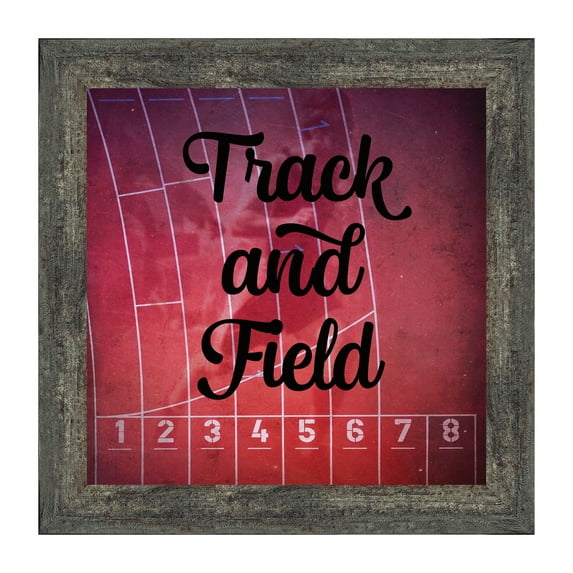 Track and Field, Runners Wall Art, Coach or Athlete Picture Frame, 10x10 8702