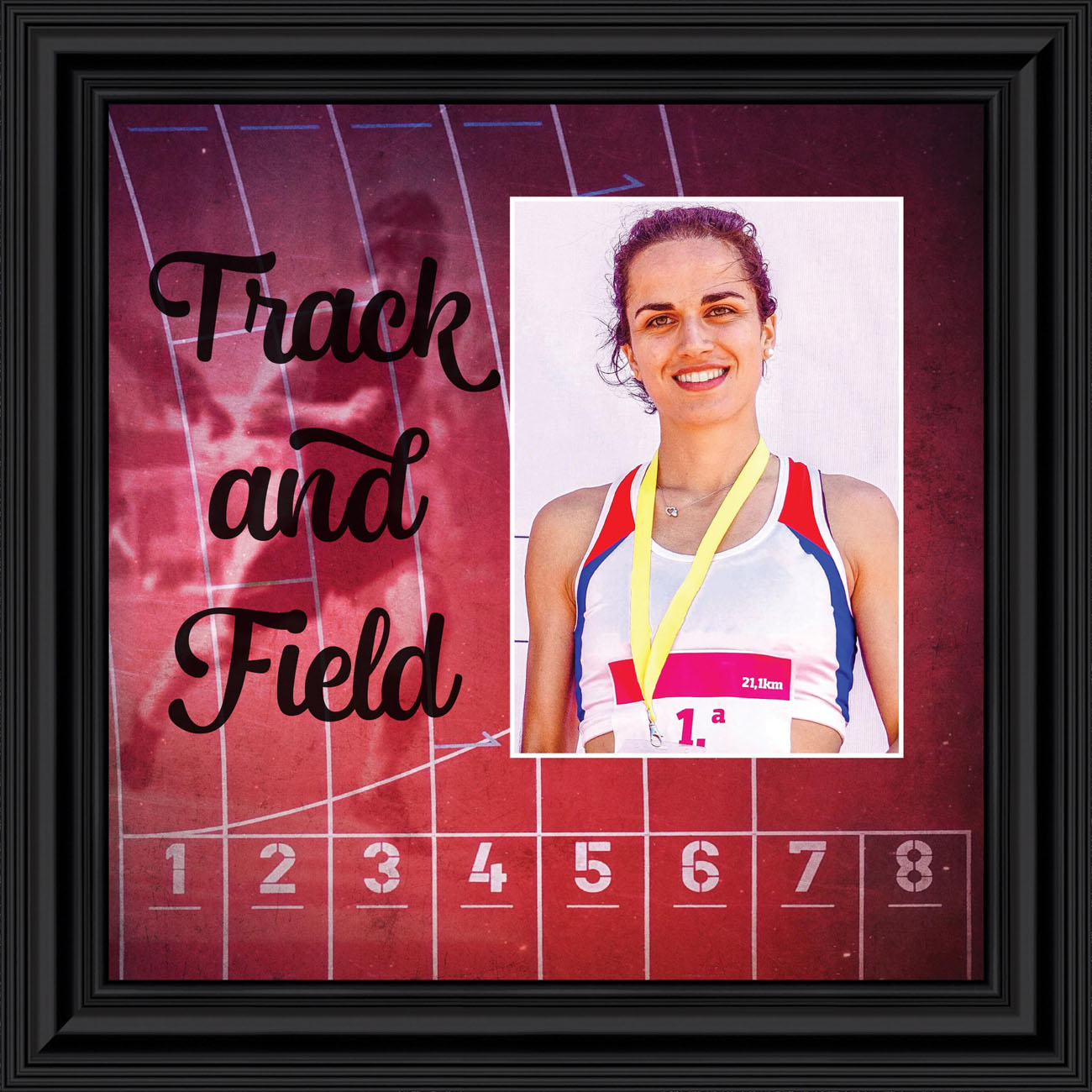 Track and Field, Runners Wall Art, Track Coach or Athlete Picture Frame ...