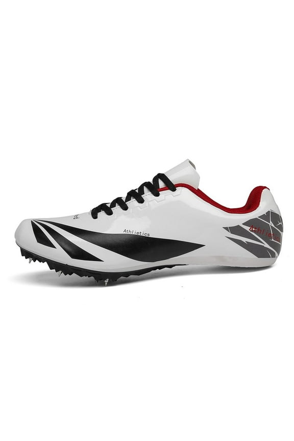Track and Field Shoes Spike Running Shoes, Lightweight Auto-lacing Track Spike Shoes for Men and Women