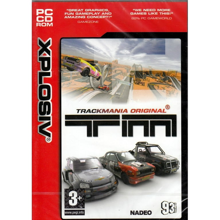 TrackMania Original PC CDRom - Track Building, Puzzles and Racing