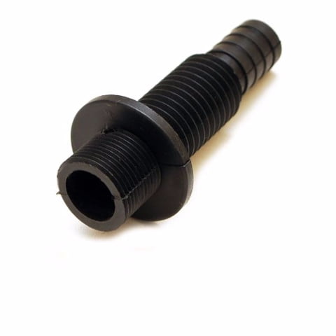 Tracker 3/4 Inch Boat Straight Barbed Thru Hull