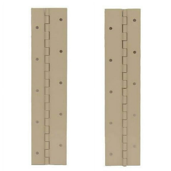Tracker Boat Aluminum Piano Hinge 119013 | 10 x 2 1/4 Inch (Pair)