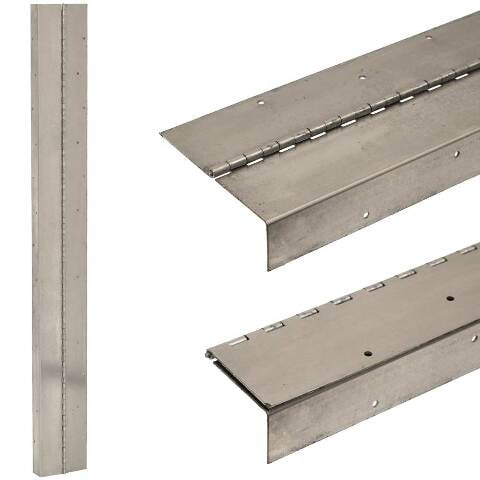 Tracker Boat Angled Piano Hinge | 42 x 4 7/8 Inch 16 Gauge Aluminum