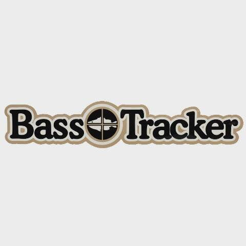 Tracker Boat Brand Decal 362239 | Bass Tracker Taupe/Black Sticker