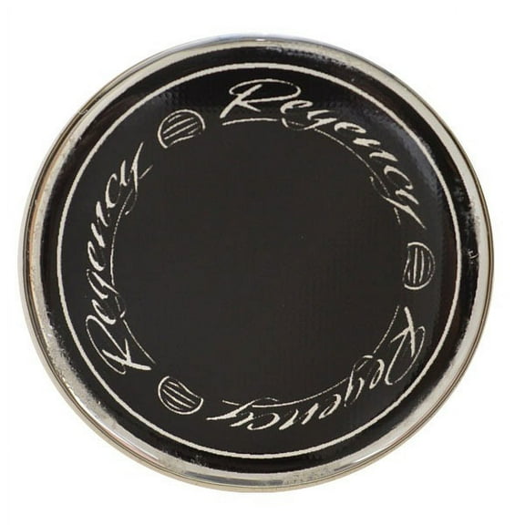 Tracker Boat Center Cap Decal 169639 | Regency Black Silver 1 3/8 Inch