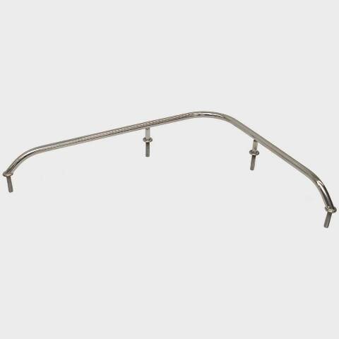 Tracker Boat Corner Grab Rail | 4-Post Polished Stainless Steel