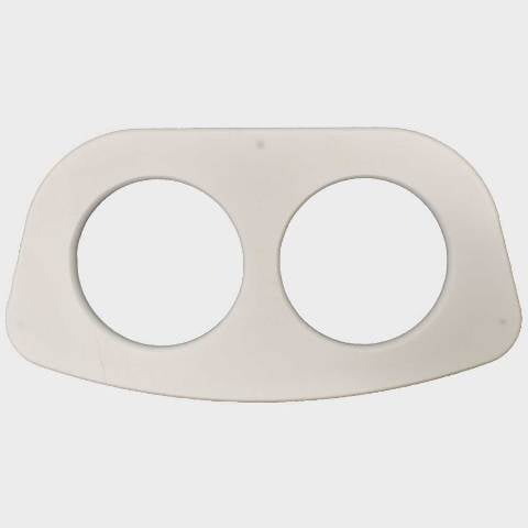 Tracker Boat Cup Holder 187469 | Starboard 10 7/8 x 5 3/4 Inch Cream