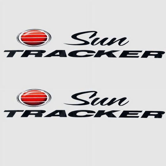 Tracker Boat Decals | Marine 27 x 4 Inch Sun Tracker Pontoon (Pair)
