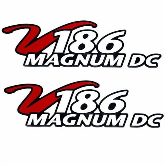 Tracker Boat Emblem Decal Sticker | V186 Magnum DC (Pair)