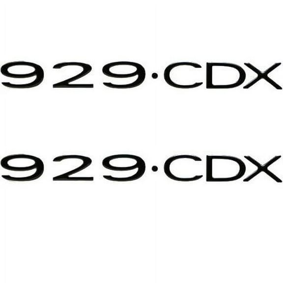 Nitro Boat Brand Decal 135642 | 929 CDX Black Stickers (Pair)