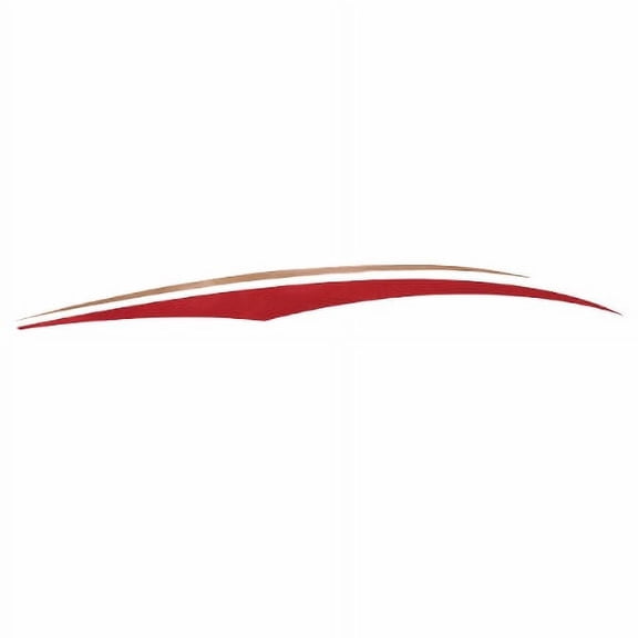 Tracker Boat Graphic Decal 144016 | Metallic Gold Red Sticker