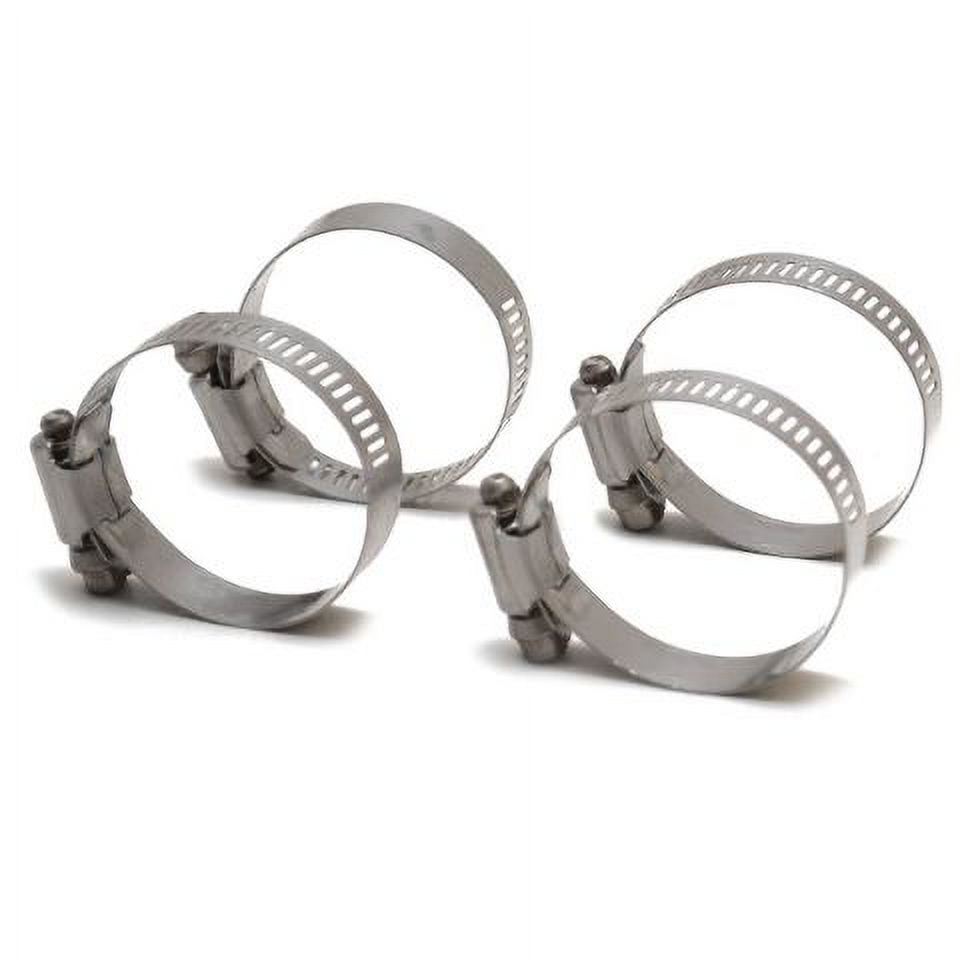 Tracker Boat Hose Clamps 01032 2 Inch Stainless Steel (Set of 4