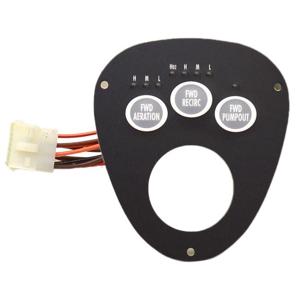 Tracker Boat Livewell Switch Panel 73601160001 4 1/2 x 4 Inch Black