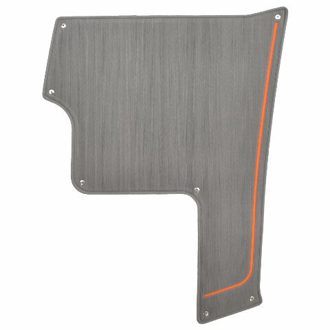 Tracker Boat Non-Skid Deck Mat 332867 | Snap-In MarineMat Gray Orange