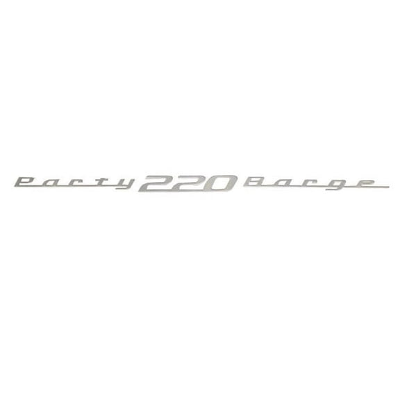 Tracker Boat Raised Emblem Decal Sticker  | Party Barge 220 OEM Mirrored