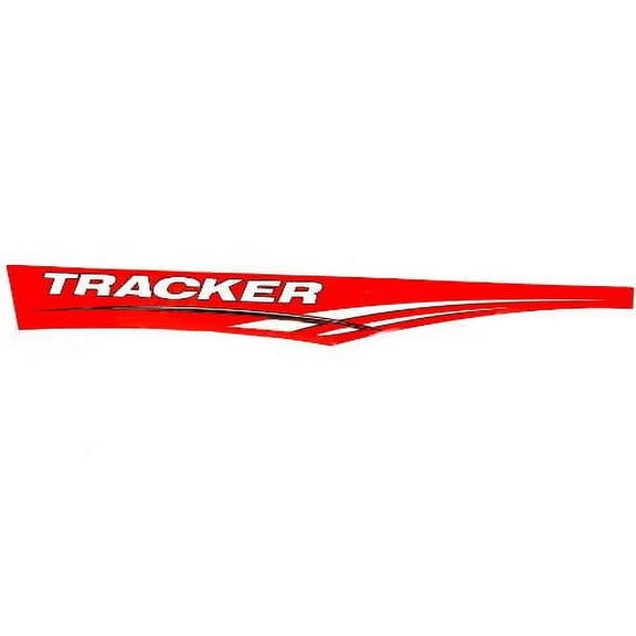 Tracker Boat Starboard Logo Decal | 93 x 10 1/4 Inch Battery Red
