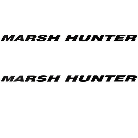 Tracker Boat Vinyl Decals  147929 | Marsh Hunter 32 1/2 Inch (Pair)