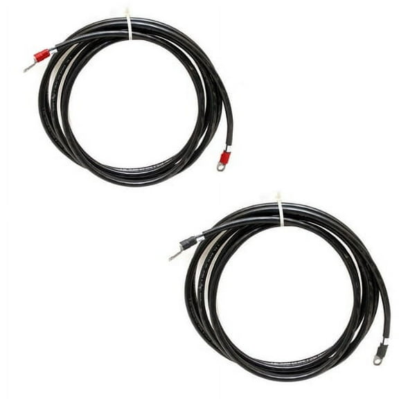 Tracker Boats Black Boat Engine Battery Cables, (2 Count)