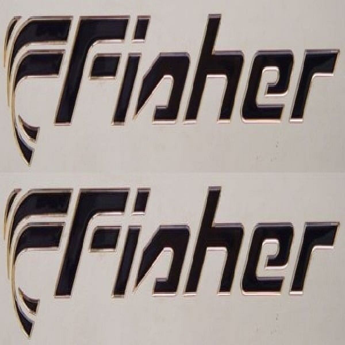 Tracker Fisherboat Black Foam Filled Decals (Pair) - Walmart.com
