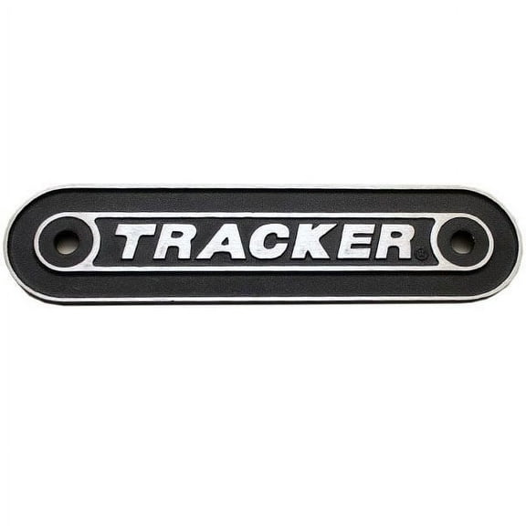 Tracker MMC1045 Engraved Painted Large Transom Plate