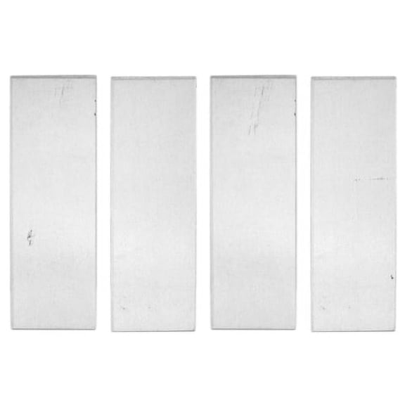 Tracker Marine 160794 Aluminum 6 x 2 Inch Boat Backing Plates (Set of 4)