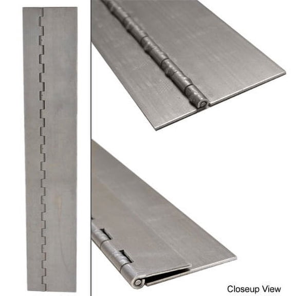Tracker Boat Piano Hinge 30915 | 16 1/2 x 3 Inch 16 Gauge Aluminum