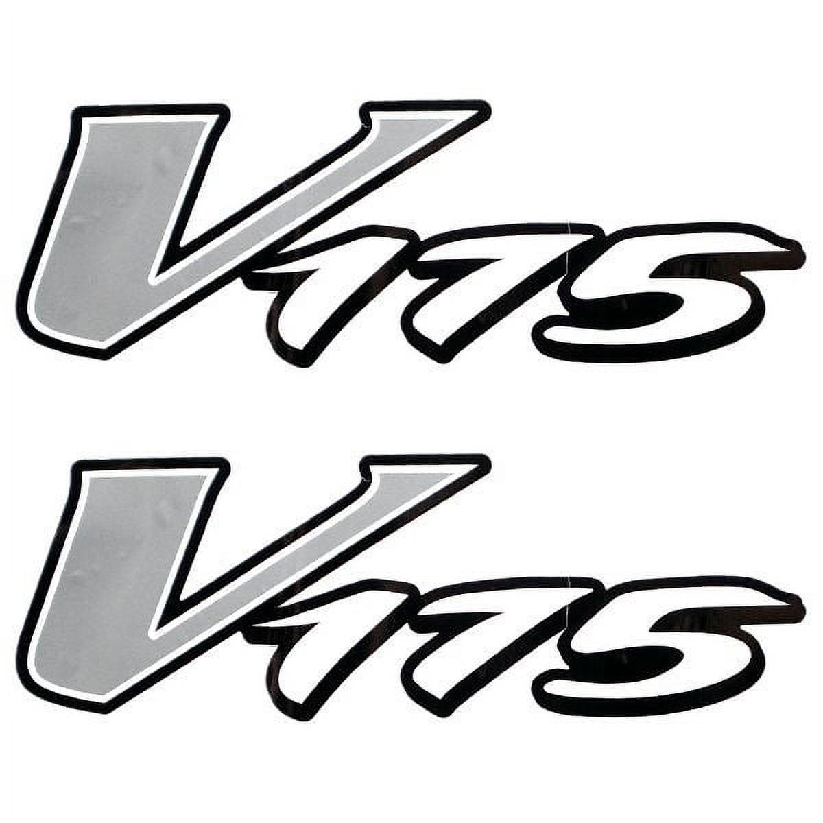 Tracker Marine Boat V 175 Decals 157805 | 9 1/2 Inch Silver (Pair ...