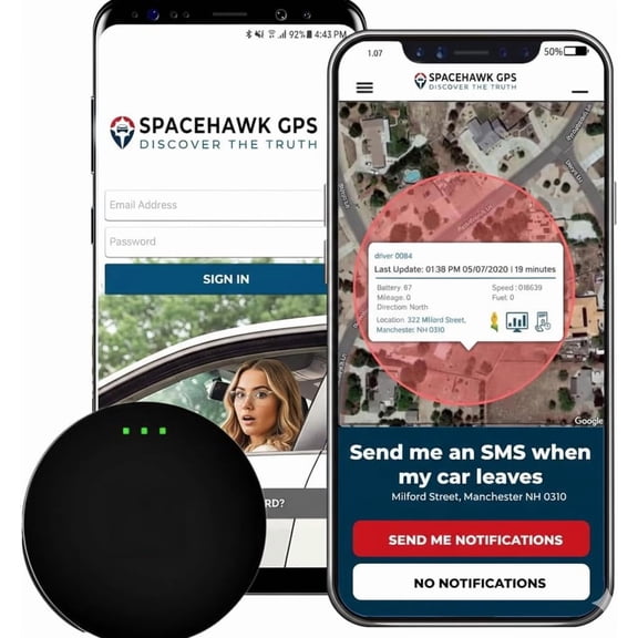 Tracker - Real-Time Mini GPS System. Hidden GPS ng Device for Cars, Trucks, Trailers, Assets & Fleet Vehicles. Waterproof Portable GPS Tracker with Magnet & Long Battery.