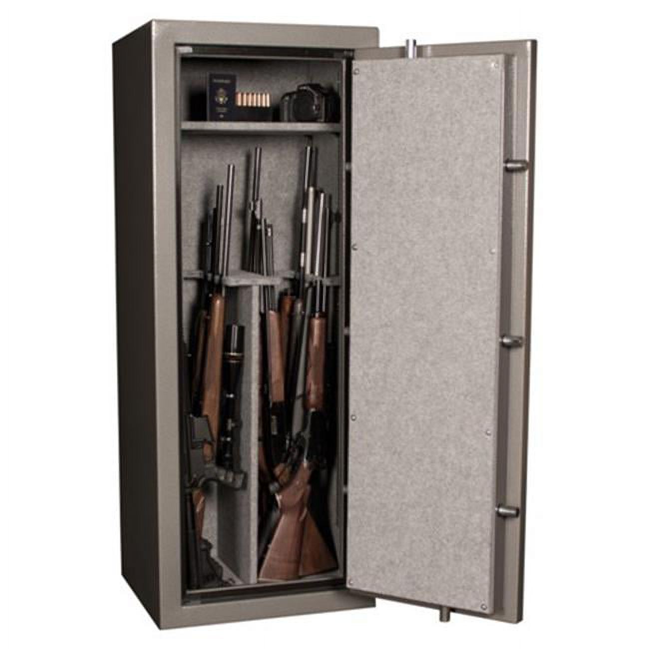 Tracker Safe TS14-GRY 14-Gun Fire Resistant Combination/Dial Lock Gun Safe, Gray - image 1 of 7
